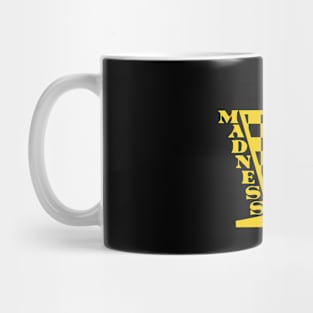 Madness Checkerboard HD - Yellow Gold Mug